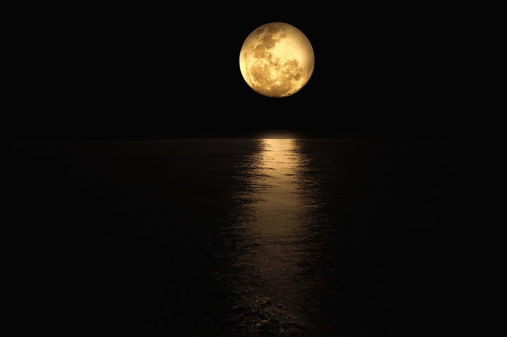 full moon, moon reflection, coastline-4781350.jpg